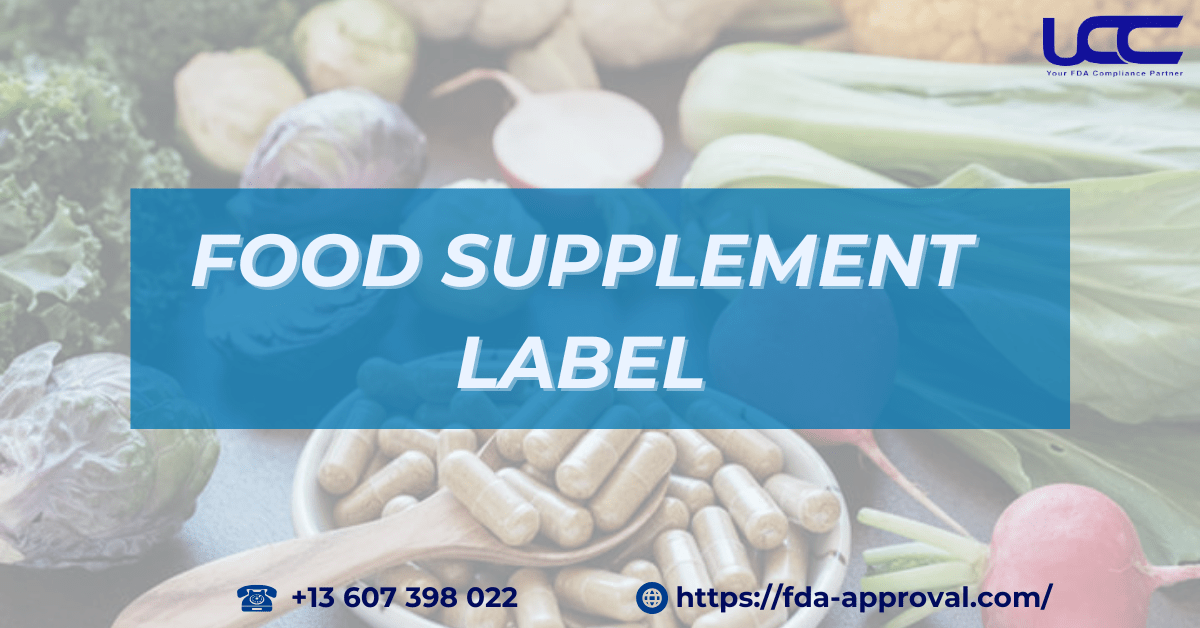 Food Supplement Label