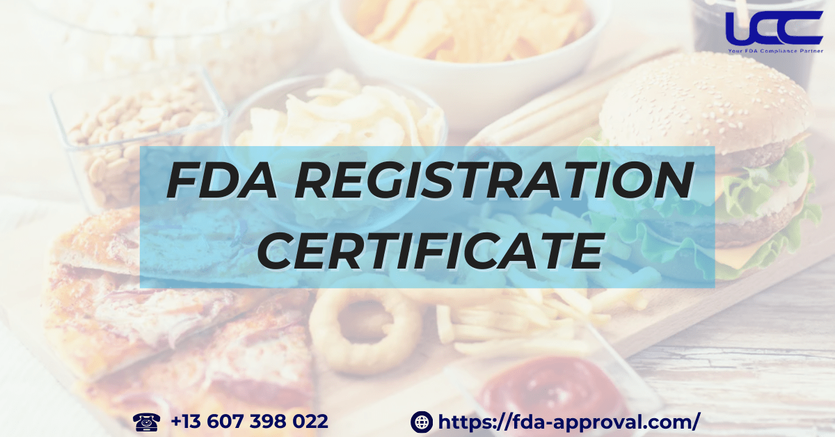 FDA Registration Certificate