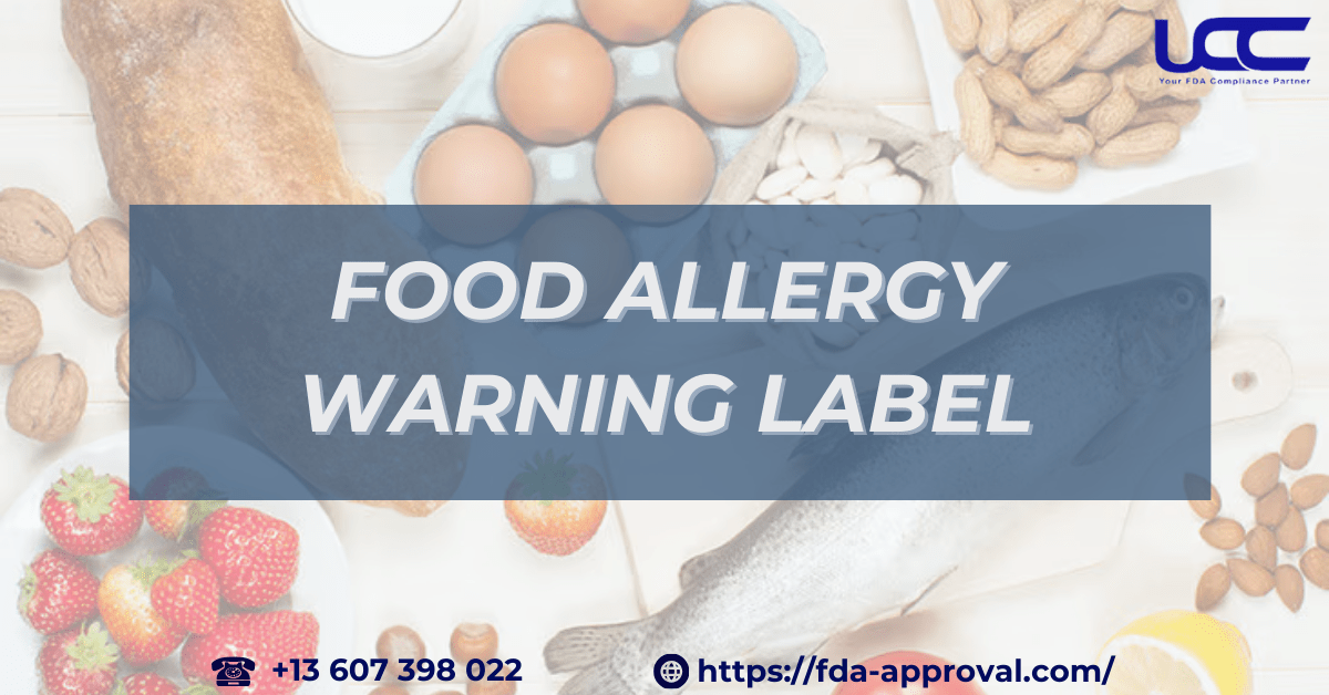 Food Allergy Warning Label