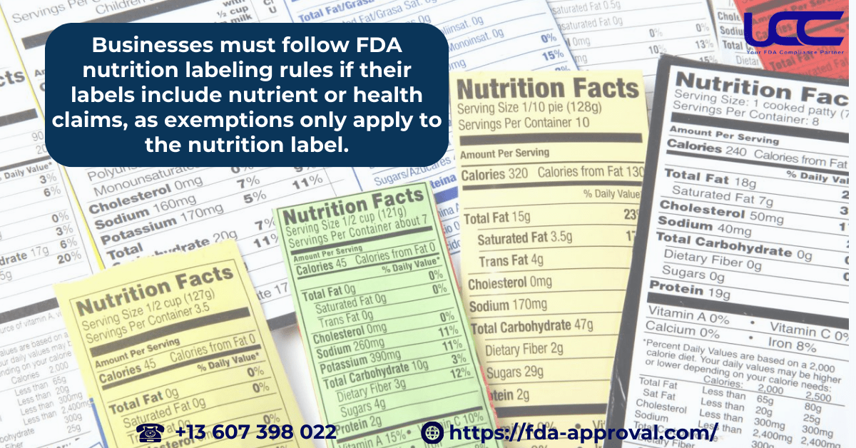 Small Business Nutrition Labeling Exemption